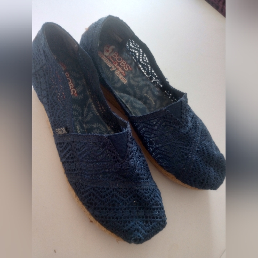 BOBS from Skechers Blue Espadrilles Casual Comfort